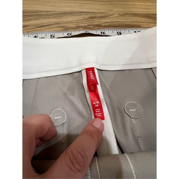 SPANX NWT On-the-Go Ankle Straight Pant White Ultimate Opacity Technology Sz M - Picture 13 of 14